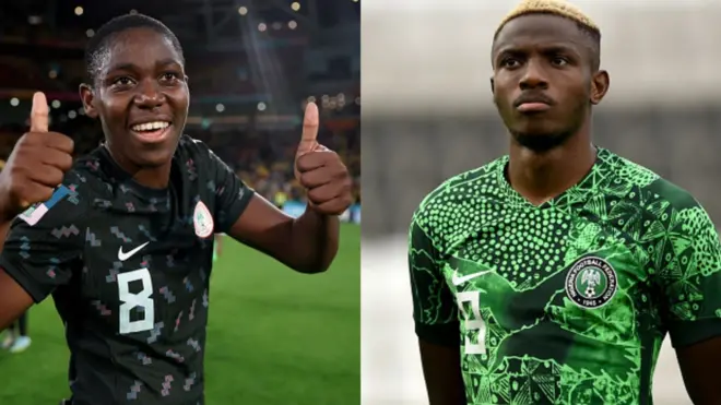 Oshoala and Osimhen