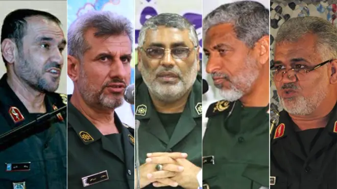 فرماندهان تحریم شده سپاه