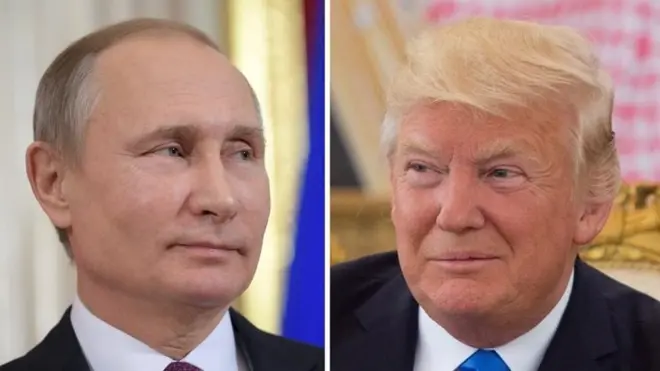 Vladimir Putin and Donald Trump
