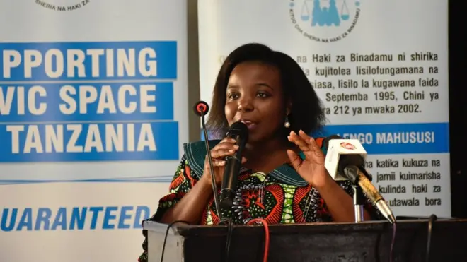 Mkurugenzi Mtendaji wa Kituo cha Sheria na Haki za Binadamu (LHRC), Bi. Anna Henga