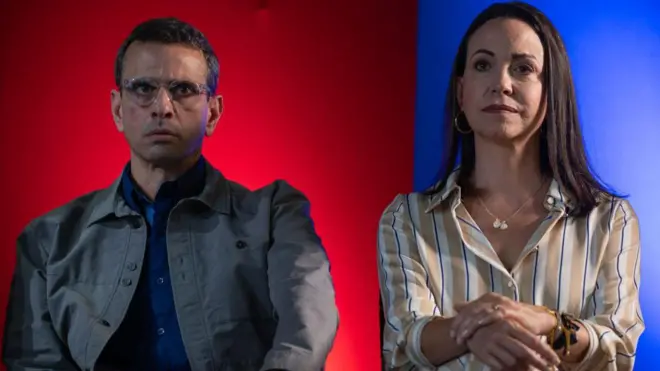 Henrique Capriles Radonski y María Corina Machado.
