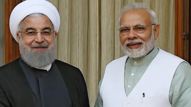 نریندی مودی، حسن روحانی