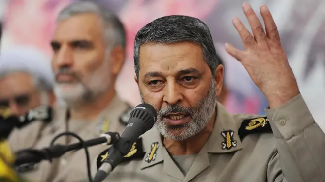 فرمانده ارتش ایران گفت که اسرائیل در حد «یک عملیات به روز شده» جنگ ایران و عراق است