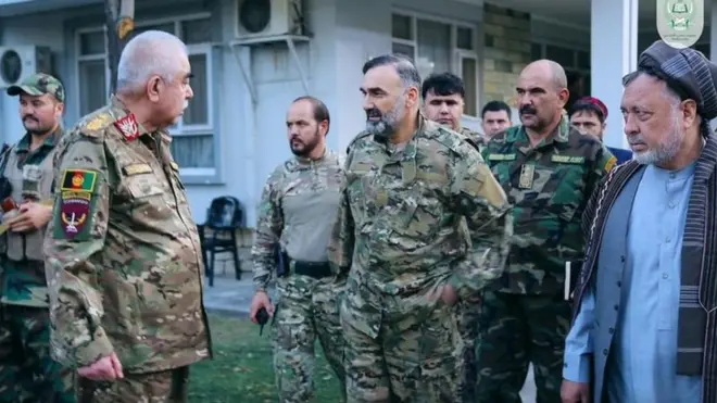 Маршал Дўстум ва генерал Нур