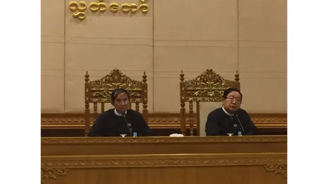 ပြည်သူ့လွှတ်တော် ဥက္ကဌဦးဝင်းမြင့်က လွှတ်တော်လုပ်နိုင်ခဲ့တာတွေကို ရှင်းပြ