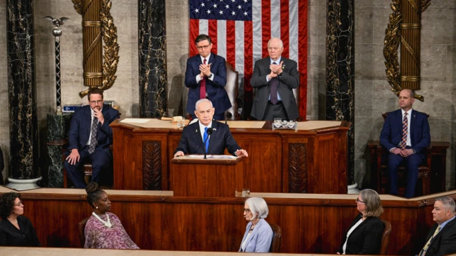 نتنياهو في الكونغرس