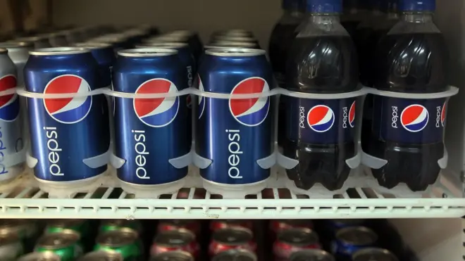 Около двех третей напитков PepsiCo будут содержать не более 100 калорий добавленного сараха на 0,36 литра