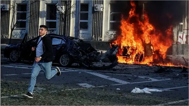 Київ, атака, напад