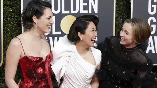 Phoebe Waller Bridge, Sandra Oh and Jodie Comer