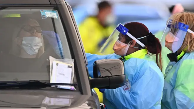 New South Wales reported 77 new cases on Sunday