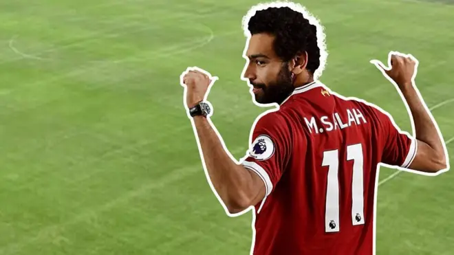 Мохамед Салах на поле