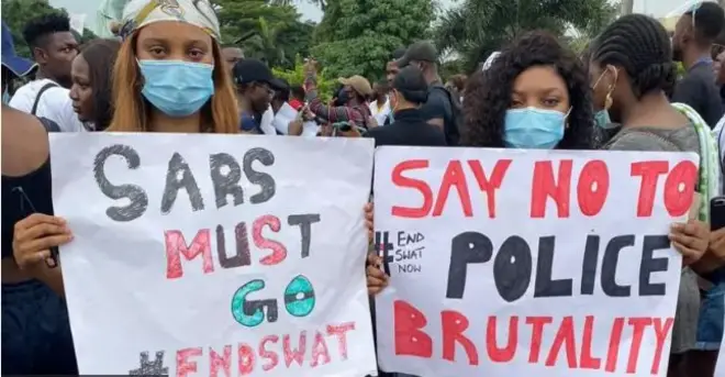 Aworan iwọde ENDSARS lọdun 2020