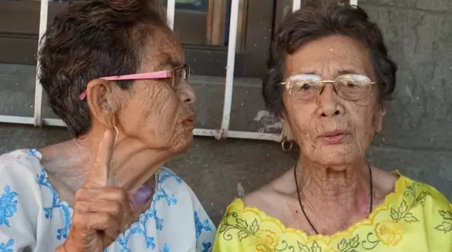 اغتصب جنود يابانيون ماريا كويلانتانغ (يسار) وبيلار غالانغ (يمين) خلال الحرب العالمية الثانية