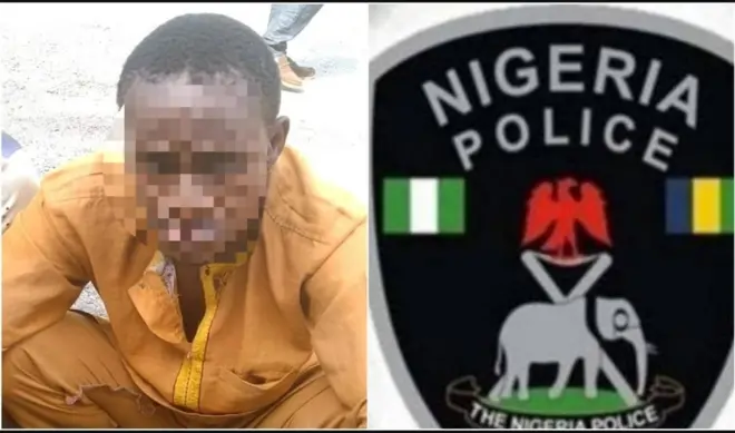 Aworan afihan amí idanimọ ọlọpaa ati afurasi 