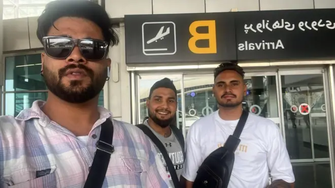 पंजाब के ये तीन युवक ऑस्ट्रेलिया के लिए निकले थे. 