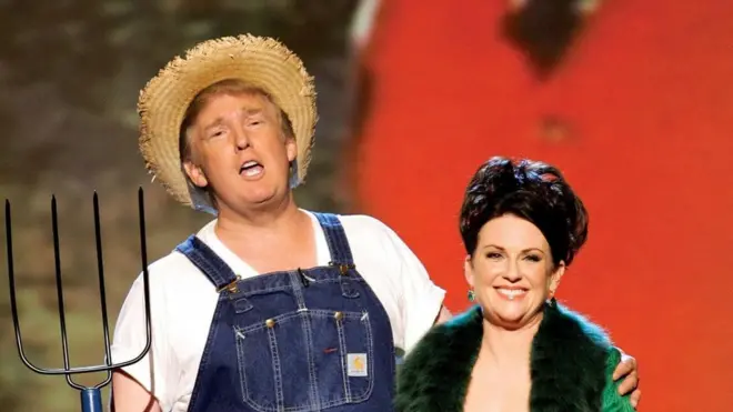 نظرًا للنجاح الذي حققه برنامج "ذا أبرنتس"، طلبت شبكة "إن بي سي" التلفزيونية من ترامب أن يتندر على ثروته في إطار أغنية يتوق فيها إلى العودة إلى الحياة الريفية