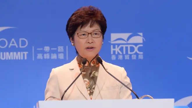 林郑月娥透露香港参与“一带一路”合作的细节，强调提供法律、金融等专业服务。
