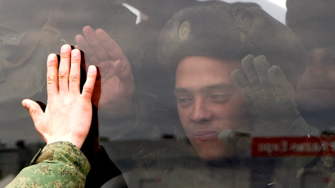 Прощание с мобилизованными