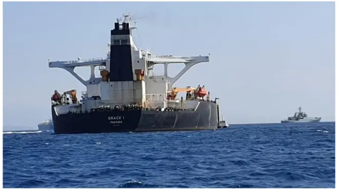 ኣብ ጂብራልታር ዝተትሓዘ ናይ ኢራን መርከብ ዘይተጻረየ ነዳዲ ናብ ሶርያ የብጽሕ ከም ዝነበረ ይግመት