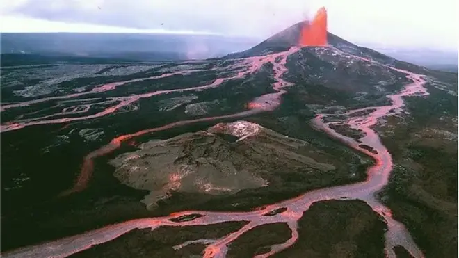 Hawaii'deki Kilauea Yanardağı