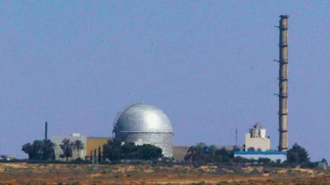La planta de energía nuclear de Dimona, en el sur de Israel.