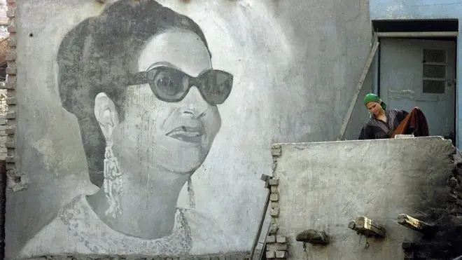 صورة لأم كلثوم في مصر