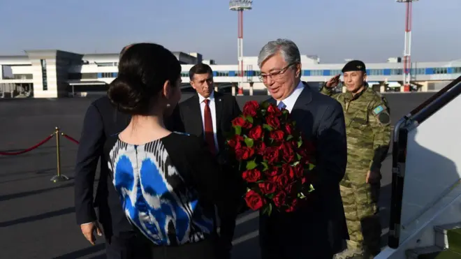 Тўқаев Тошкентда