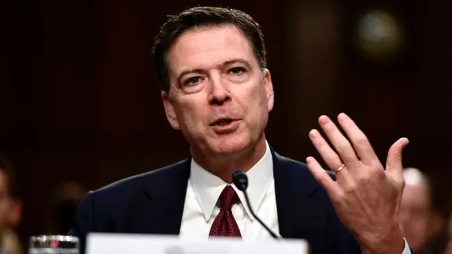 James Comey ifade veriyor