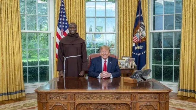 Peter Tabichi and Donald Trump for White House