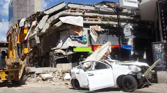 Destrucción en Pereira, Colombia
