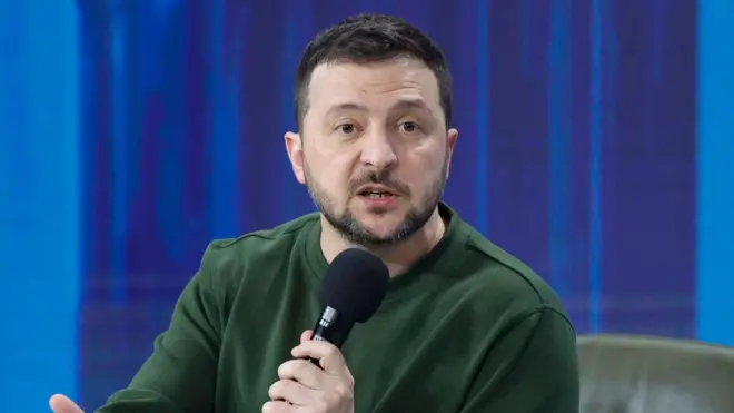 यूक्रेन के राष्ट्रपति वोलोदिमीर ज़ेलेंस्की