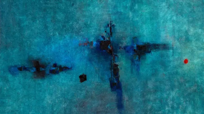 वासुदेव गायतोंडेंचं एक चित्र