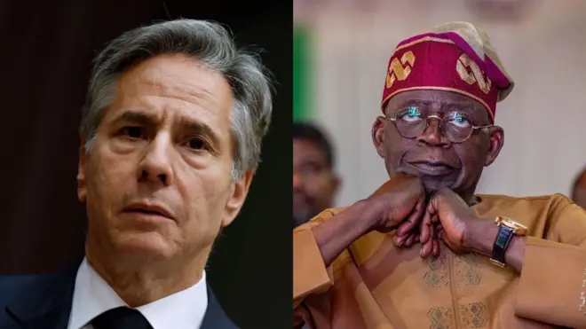 Anthony Blinken and Bola Tinubu
