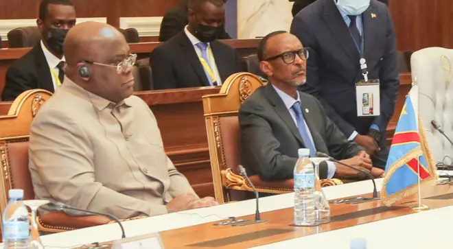 Tshisekedi na Kagame baheruka guhurira i Luanda kuri iki kibazo muri Nyakanga(7) 2022