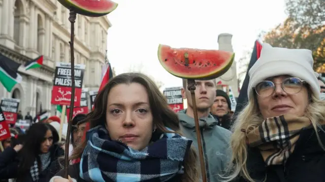 Протестующие