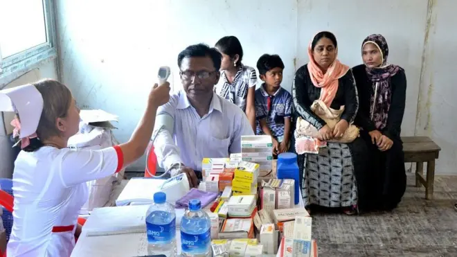 Pemerintah Myanmar mengungkapkan bahwa sebanyak lima anggota sebuah keluarga telah tiba di "kamp repatriasi" pada Sabtu (14/04).