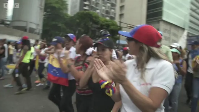 Biểu tình taiij Venezuela