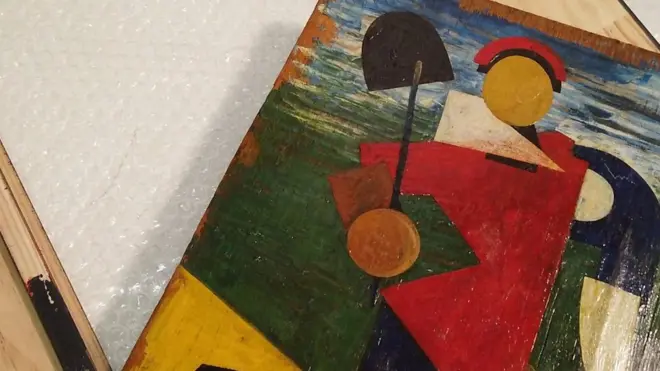 Предполагаемая картина К. Малевича в музее Гродно