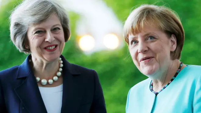 Ангела Меркель и Тереза Мэй