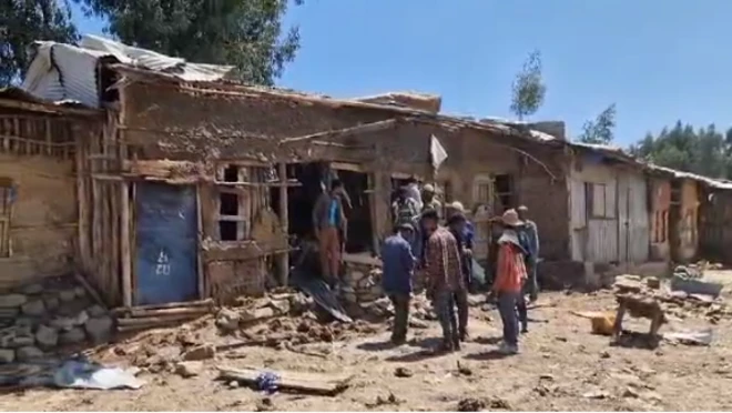 ጥቃቱ የተፈፀመባቸው ቤቶች