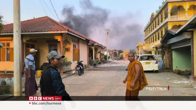 နောင်ချိုမှာ စစ်တပ် ဗုံးလာမကြဲဖို့ ဒေသခံတွေ တောင်းဆို