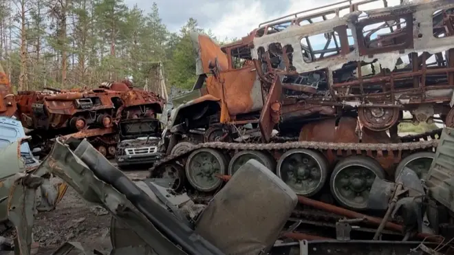 Лиман: следы оккупации