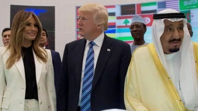 ٹرمپ، سلمان، اسرائیل، امریکہ، سعودی عرب