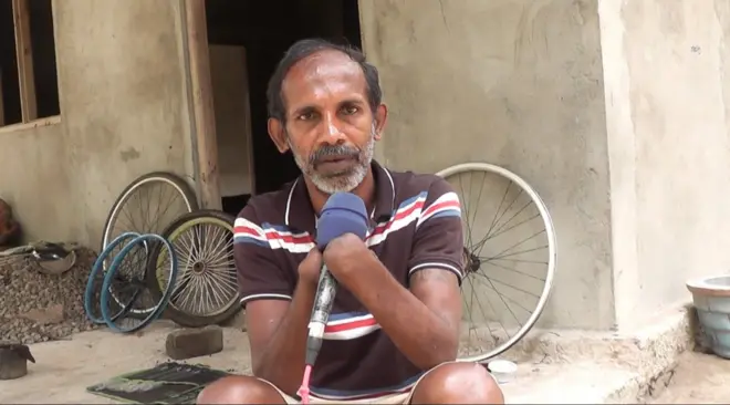 'මට මේ යකඩත් එක්ක හැපෙන්න පුළුවන් දෑත අහිමි වුණාට'