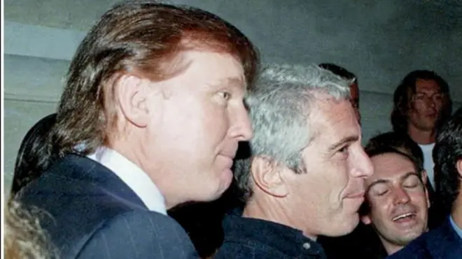 Дональд Трамп и Джеффри Эпштейн (архивное фото)