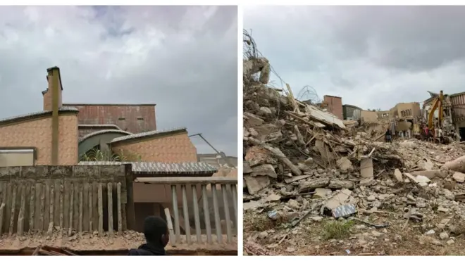 Ile itura De-Castle- Inn Hotel ki won too wo o ati lẹyin ti wọn wo o tan