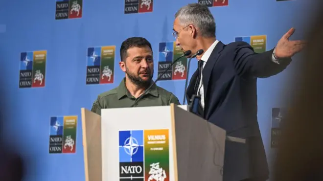 Столтенберг та Зеленський