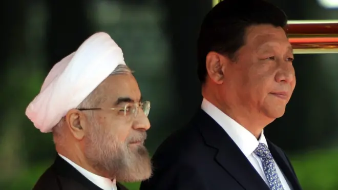 हसन रूहानी और जिनपिंग