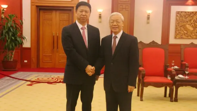 Tổng Bí thư Nguyễn Phú Trọng tiếp ông Tống Đào, Ủy viên Trung ương Đảng, Trưởng Ban Liên lạc Đối ngoại Trung ương Đảng Cộng sản Trung Quốc