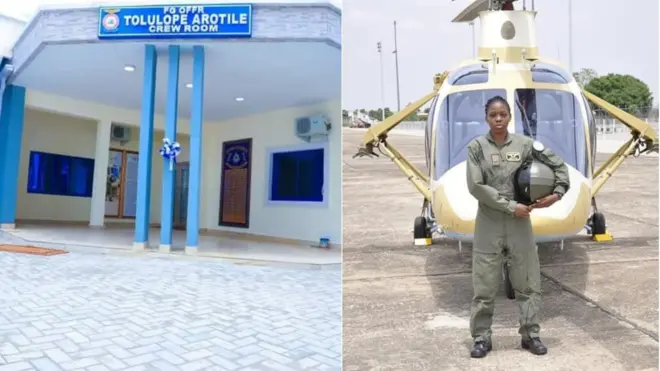 Wo ayẹyẹ bí orúkọ Tolulope Arotile ṣe di àìkú níléeṣẹ́ ológun Nàìjíríà